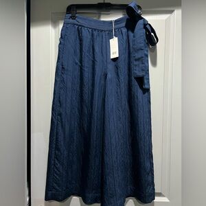 Navy blue flowy pants from Vince
